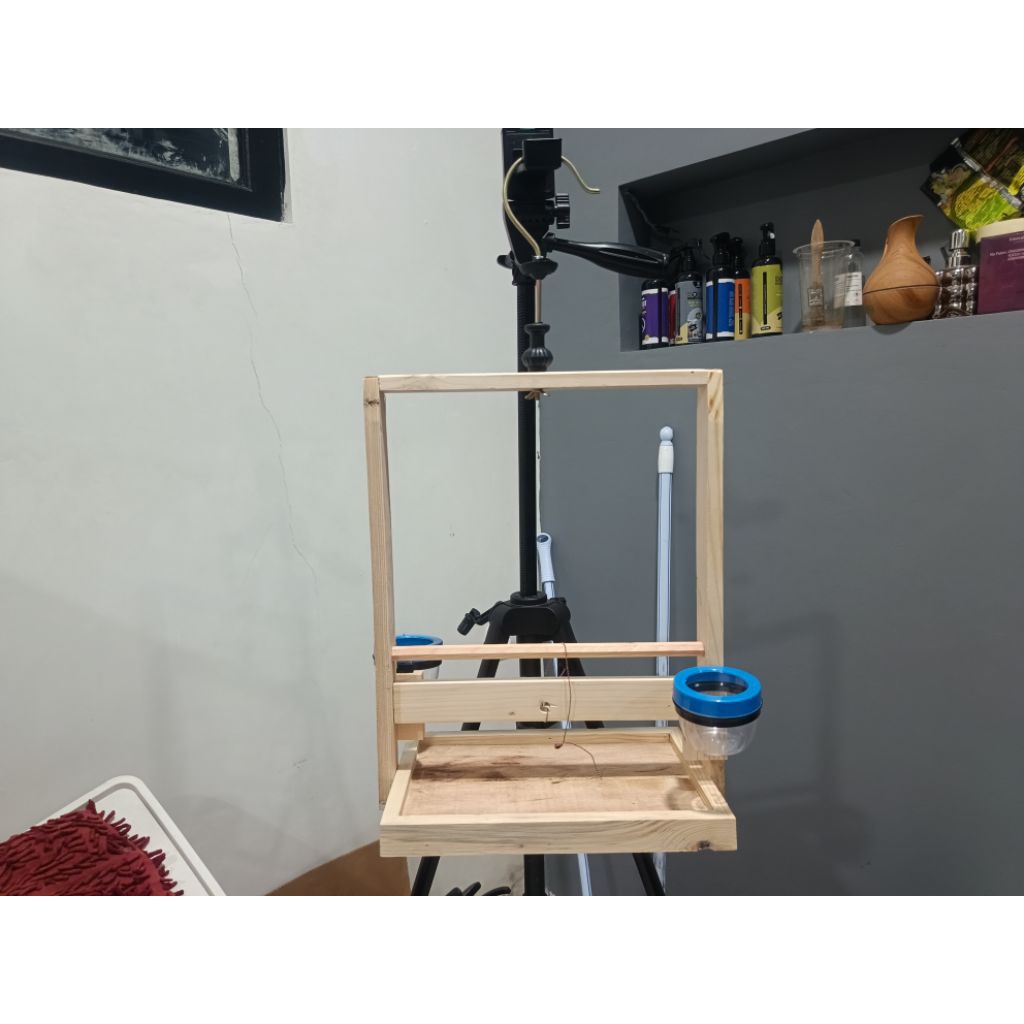 Sangkar Burung Layang Kutilang Tekukur Kayu Jati Landa