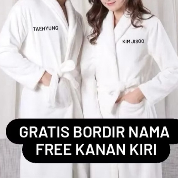 KODE N96E Handuk Kimono Free Bordir NamaHanduk Kimono Dewasa NamaHanduk Kimono Laki Laki PerempuanHa