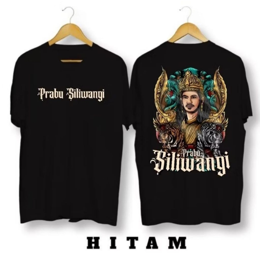 KAOS PRABU SILIWANGI CORAK VECTOR RAJA GOLD