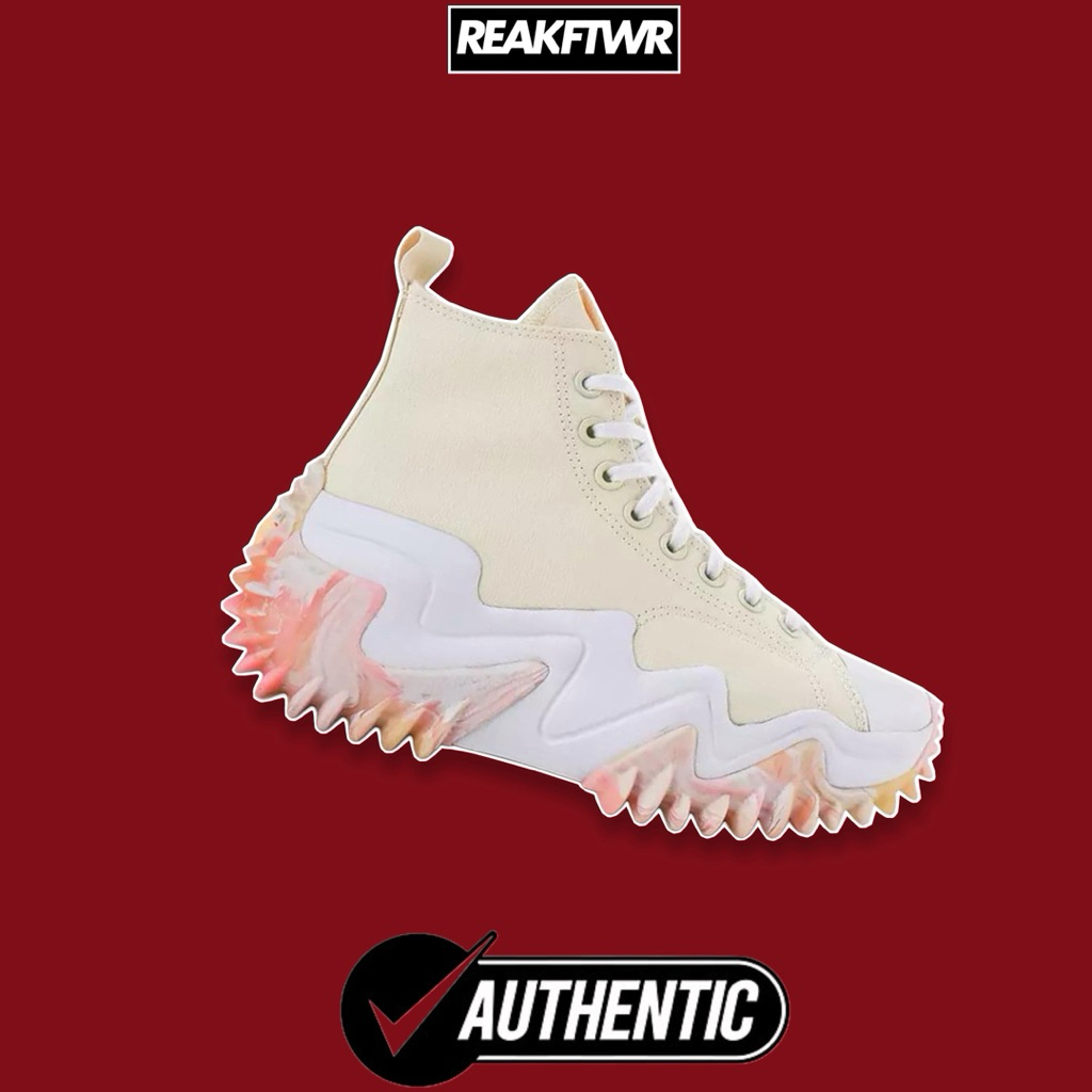 Converse Run Star Motion CX Hi Soft Dune Pink Marbled 100% Authentic [A03518C]