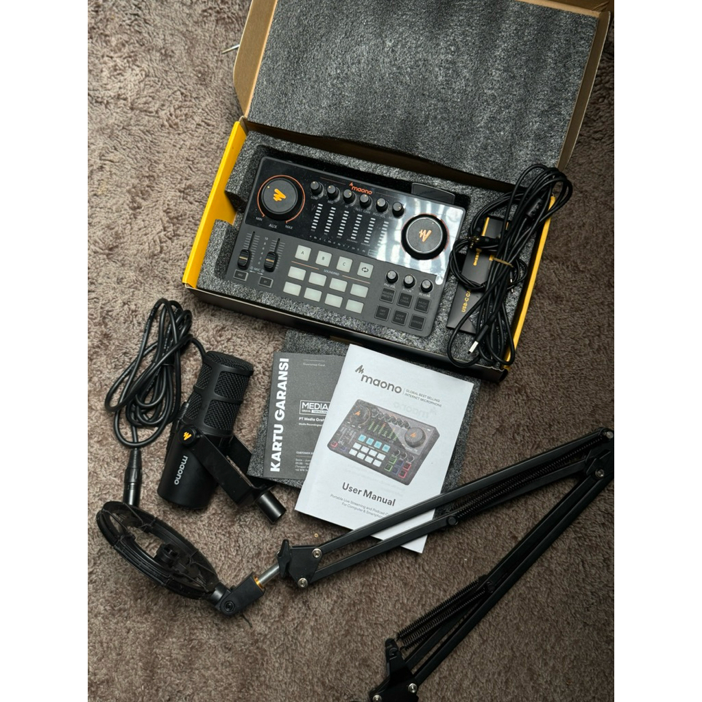 [2nd] - Soundcard + Mic Dynamic XLR Maono