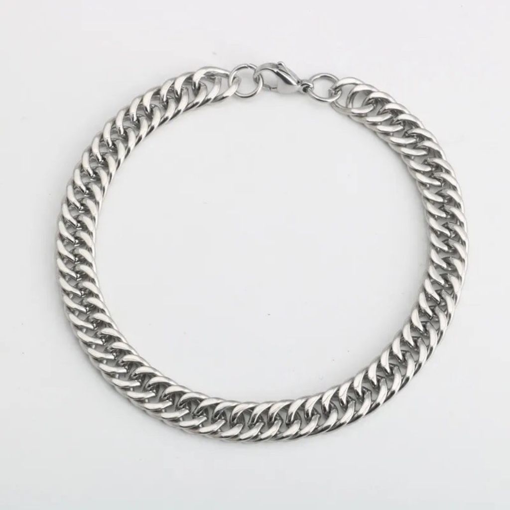 Gelang Tangan Rantai Rapar Kecil 1,2 Titanium Original 100% Terbaru Aksesori Kece Anak Dewasa Bracel