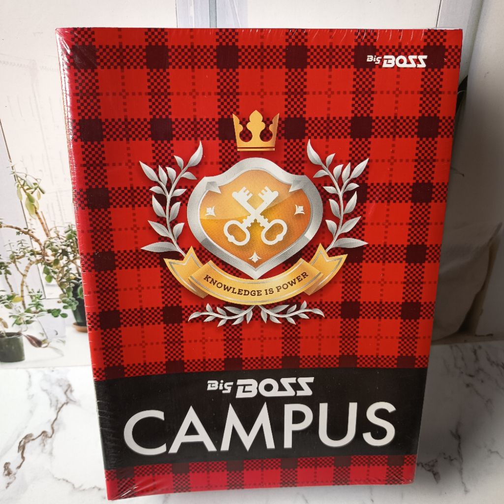 

(1 Pack Isi 10 pcs) Buku Big Bos Campus Isi 50 Lembar ORI Kertas HVS Putih / Buku Tulis Kampus Isi 50
