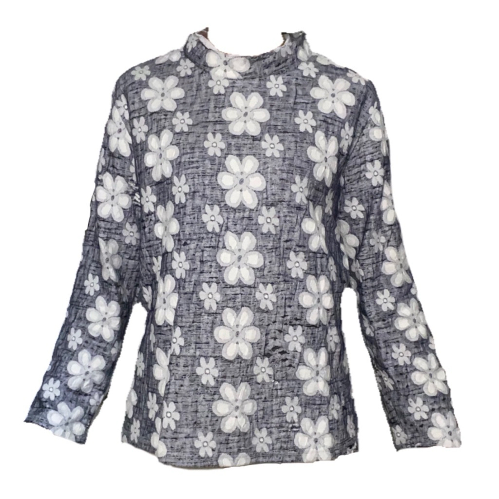 preloved atasan wanita bunga bunga | preloved baju motif bunga bunga