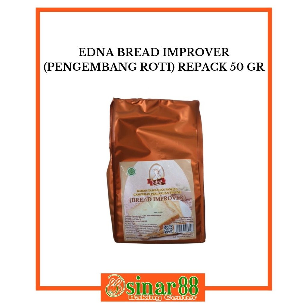 

Edna Pengembang Roti 50gr Plastik Bening