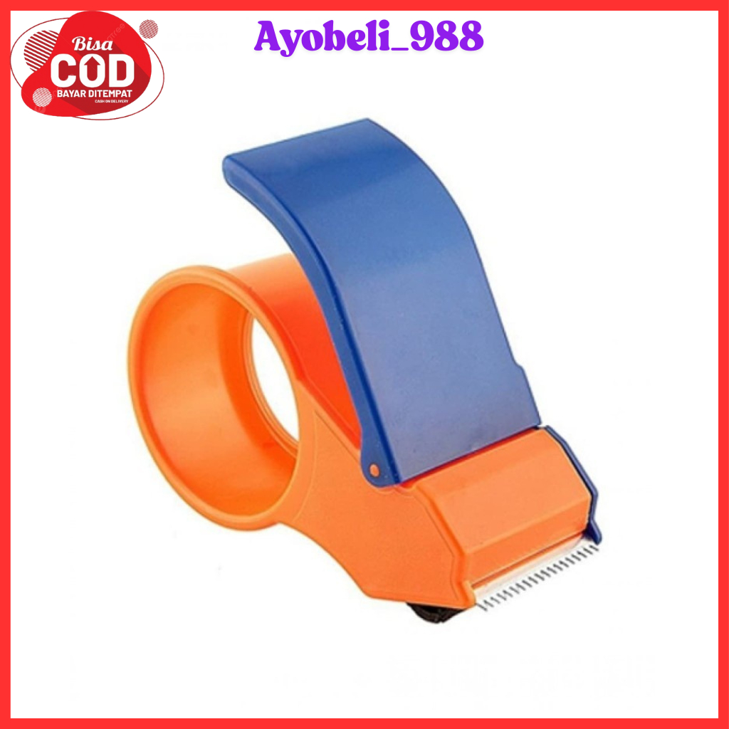 

【COD】【TERMURAH】Dispenser Plakban Lakban Tape Cutter Isolasi Holder Plastik