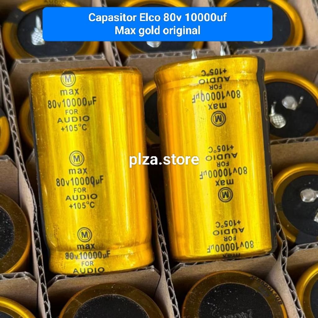 ELKO 80VOLT 10000UF MAX ORIGINAL ISI FULL FOR AUDIO/CAPASITOR ELKO 80VOLT 10000UF MAX ORIGINAL ELCO 