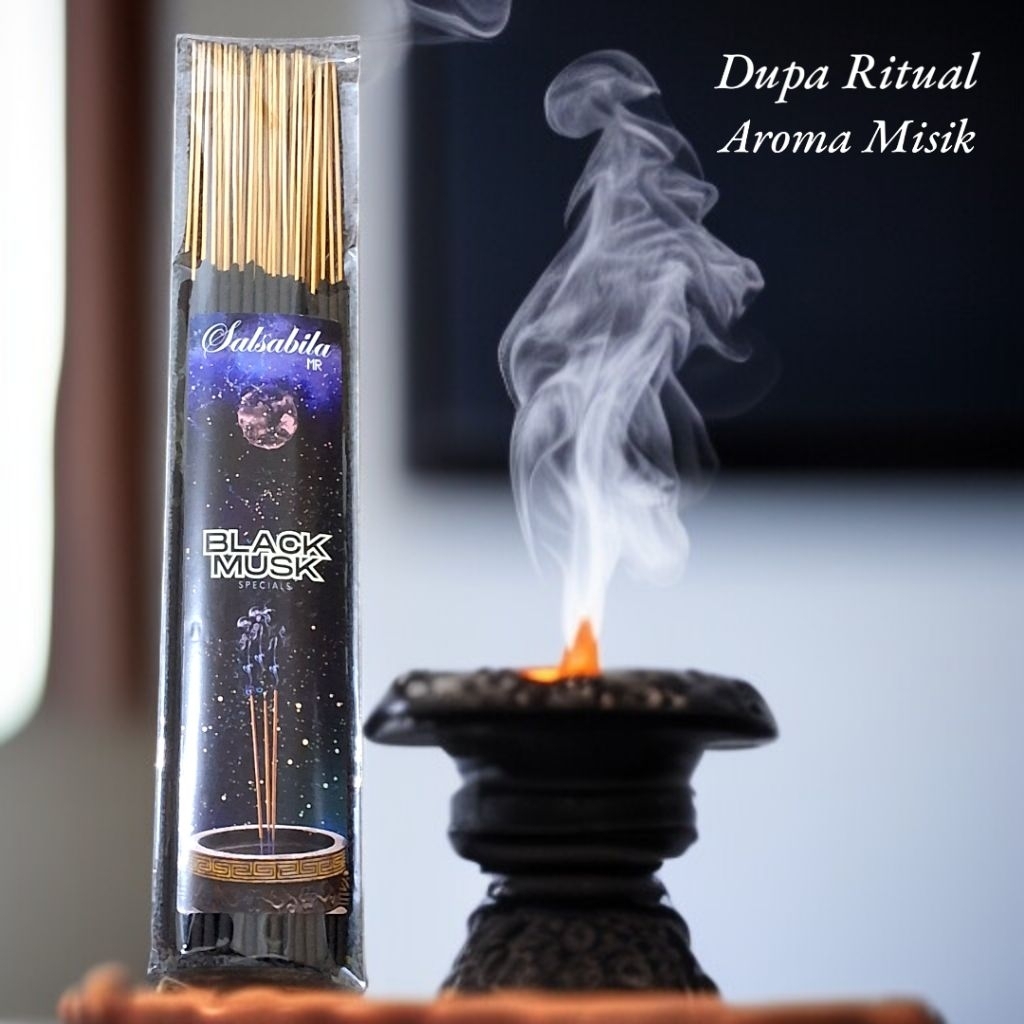 Dupa Ritual Black Musk Aroma Misik Hitam Booster + Offering