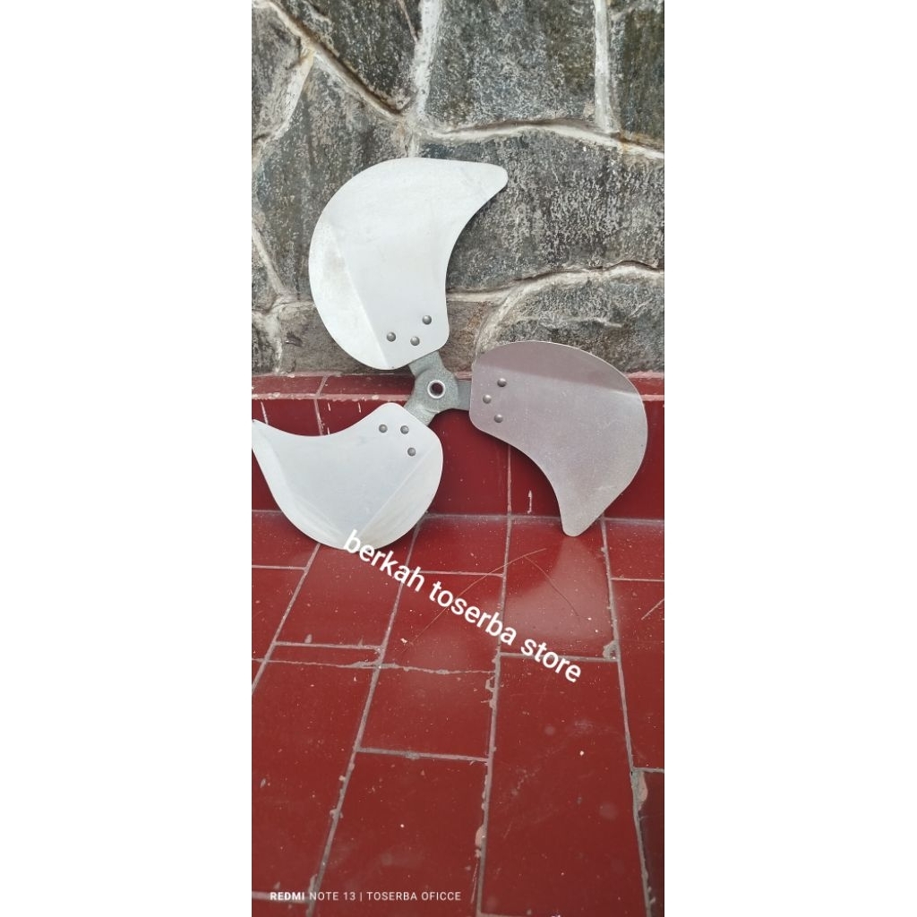 baling baling kipas angin blower As 10 mm original di buat merk kipas miyako  regency krisbo dll