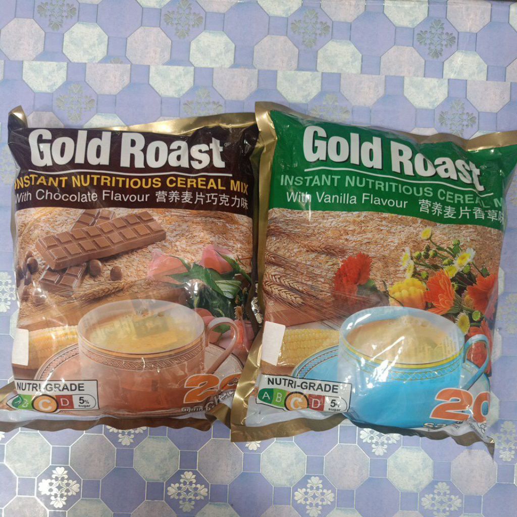 

Gold Roast Cereal Vanila dan Coklat // 20 sachet