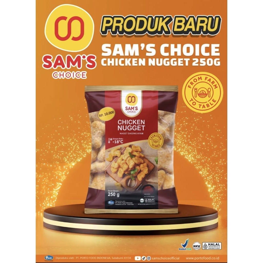 

Sams Chicken Nugget 250gr
