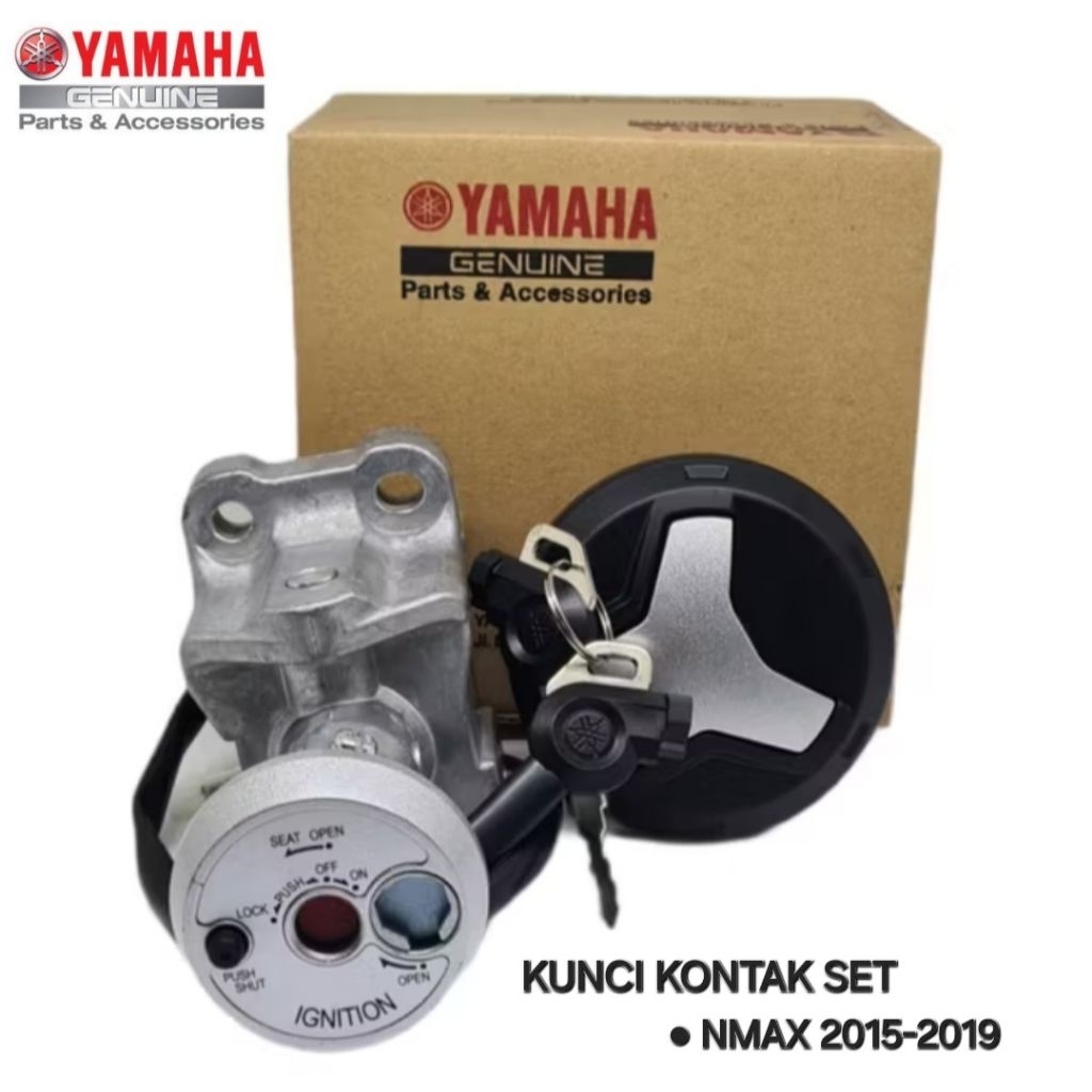 KUNCI KONTAK SET + TUTUP TANGKI NMAX OLD 2015-2019 ORIGINAL YAMAHA