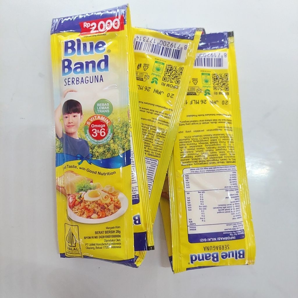

Blue band saset serbaguna 1 renceng isi 6pcs