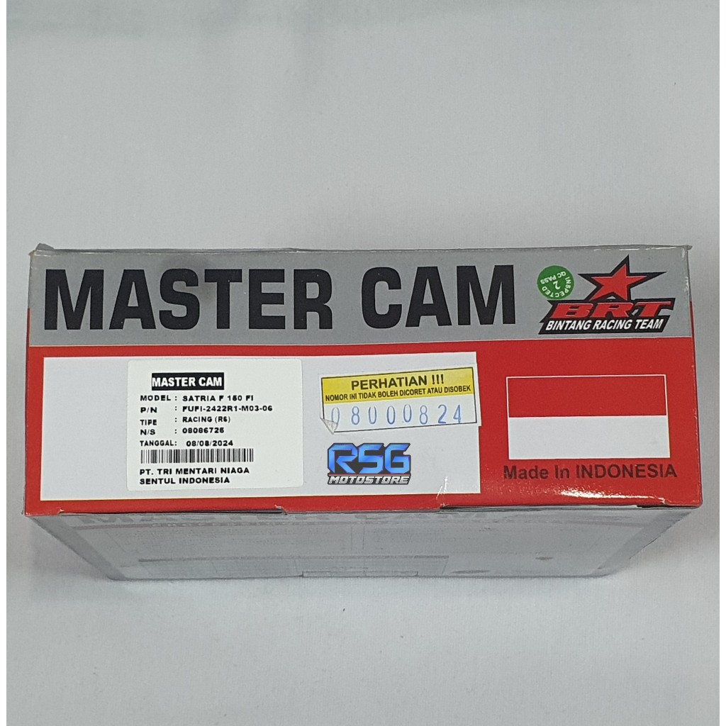 MASTER CAM NOKEN AS BRT SERI R TIPE R SATRIA FU FI GSX S R BANDIT 150