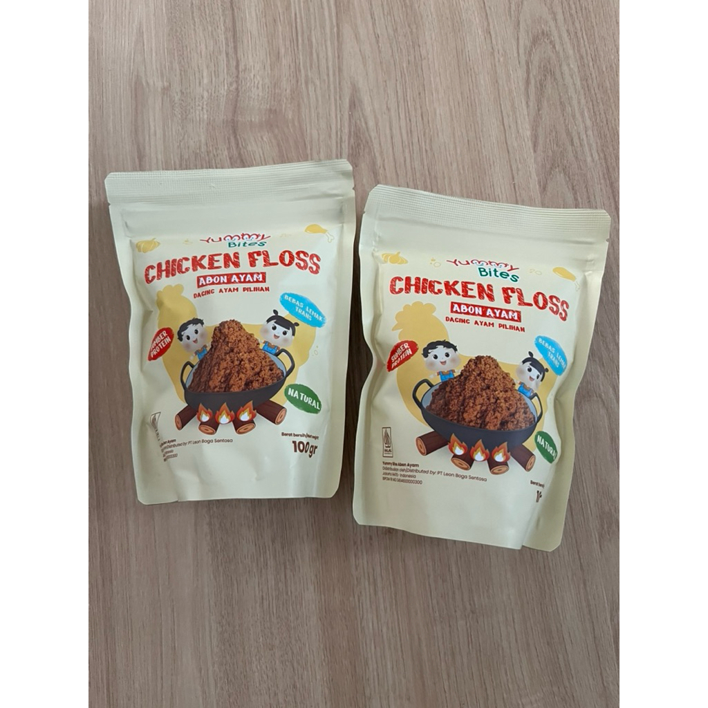 

yummy bites abon mpasi & anak 100gr / abon ayam anak / abon ayam mpasi / abon ayam