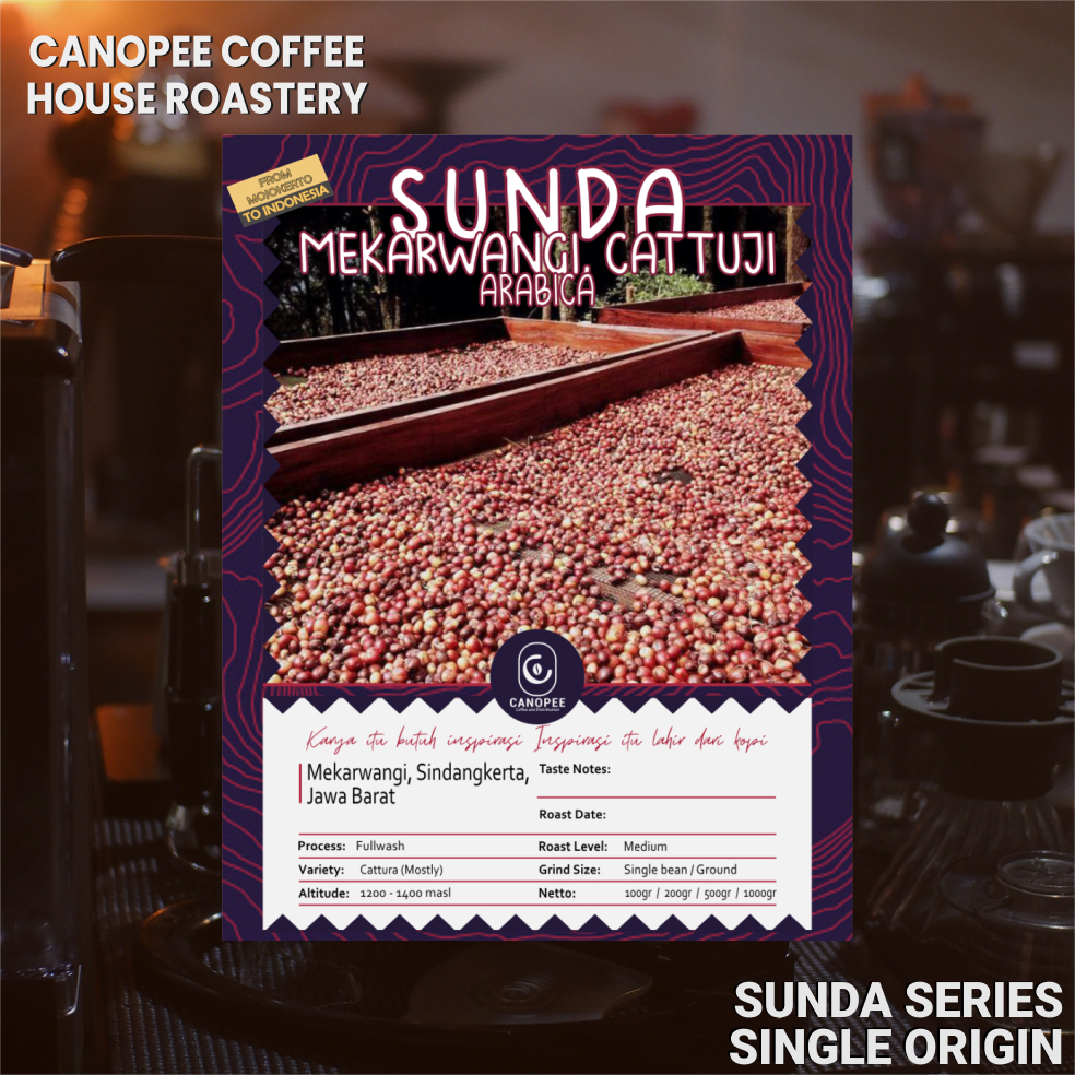 

Arabika "Mekarwangi Cattuji" Jawa Barat - Roastbeans Single Origin Coffee