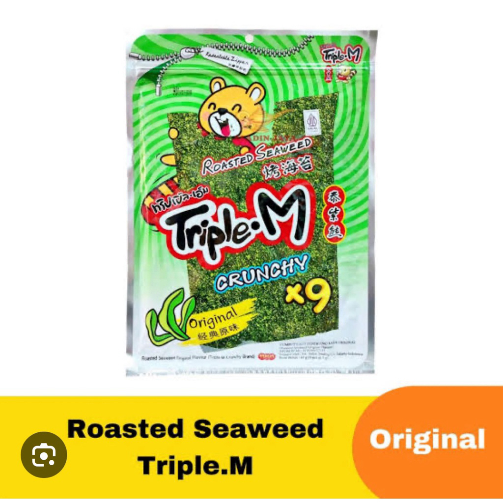 

Triple-M roasted seaweed 45gram ori
