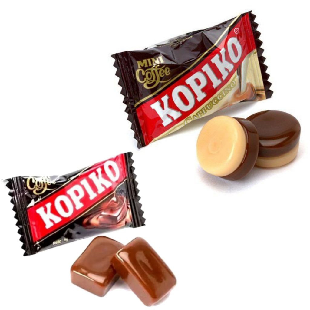 

Satu Butir Permen Kopiko / Kopi Susu Cappucino Extra Kopi Lebih Mantap 3,5gr.