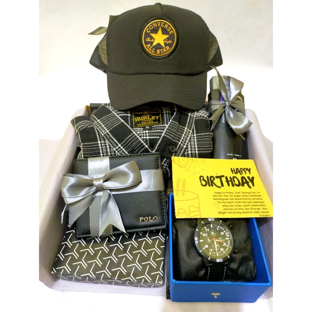 

HAMPERS KADO HADIAH COWOK MURAH KEMEJA FLANEL/ HADIAH ULANG TAHUN/ HADIAH KEKINIAN/ HADIAH SEMPRO/ HADIAH WEDDING