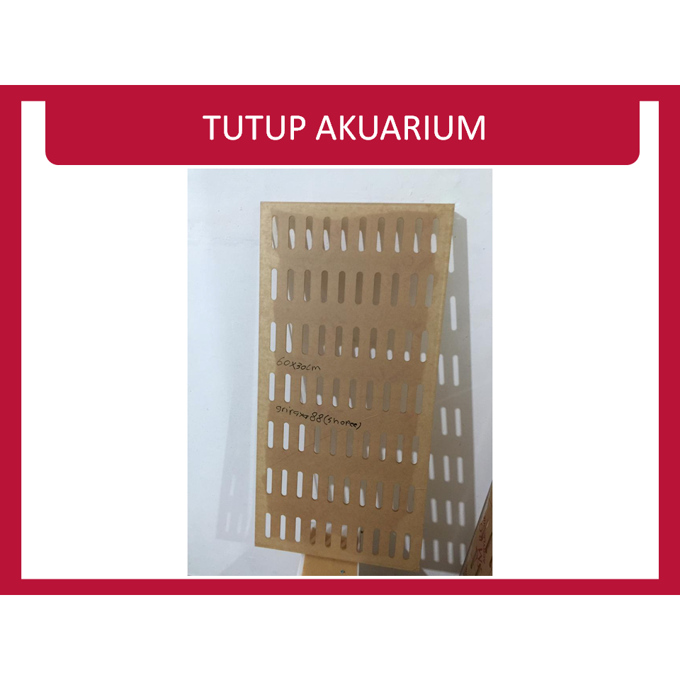 Akrilik tutup akuarium 2 Pcs