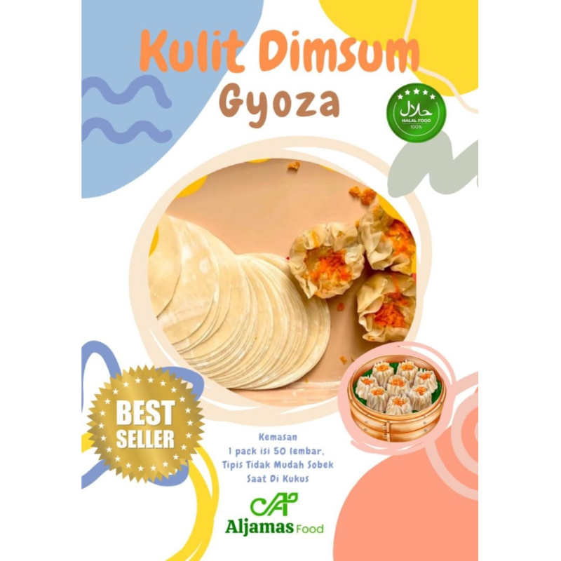 

kulit dimsum 9cm putih isi 50 lembar
