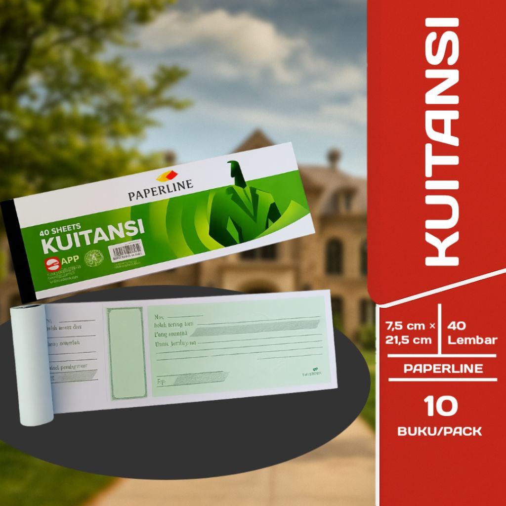 

BUKU KUITANSI PAPERLINE [40 & 50 LEMBAR]
