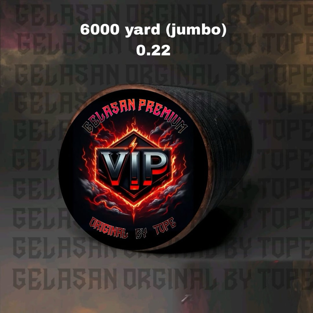 gelasan layangan VIP 022 jumbo baklit - gelasan tournamen - gelasan tajam