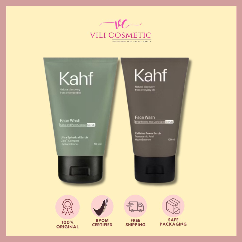KAHF Face Wash Scrub