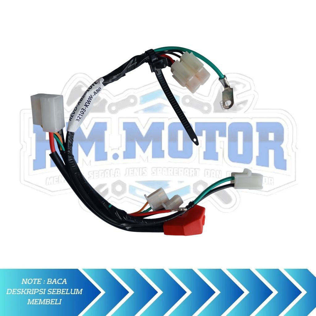 KABEL ACCU KABEL AKI REVO ABSOLUTE BLADE OLD ASSY SOKET BENDIK