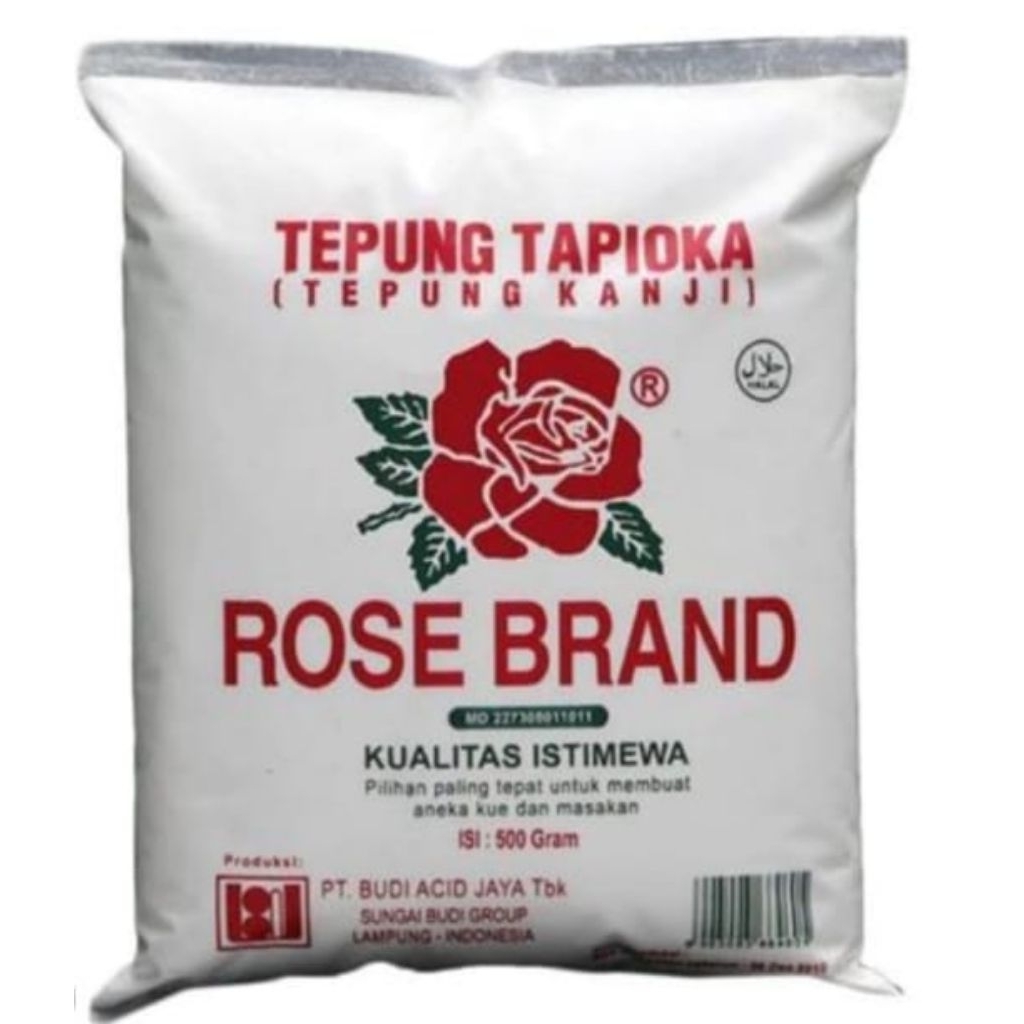 

Tepung Tapioka Rose Brand 1 kg Repack