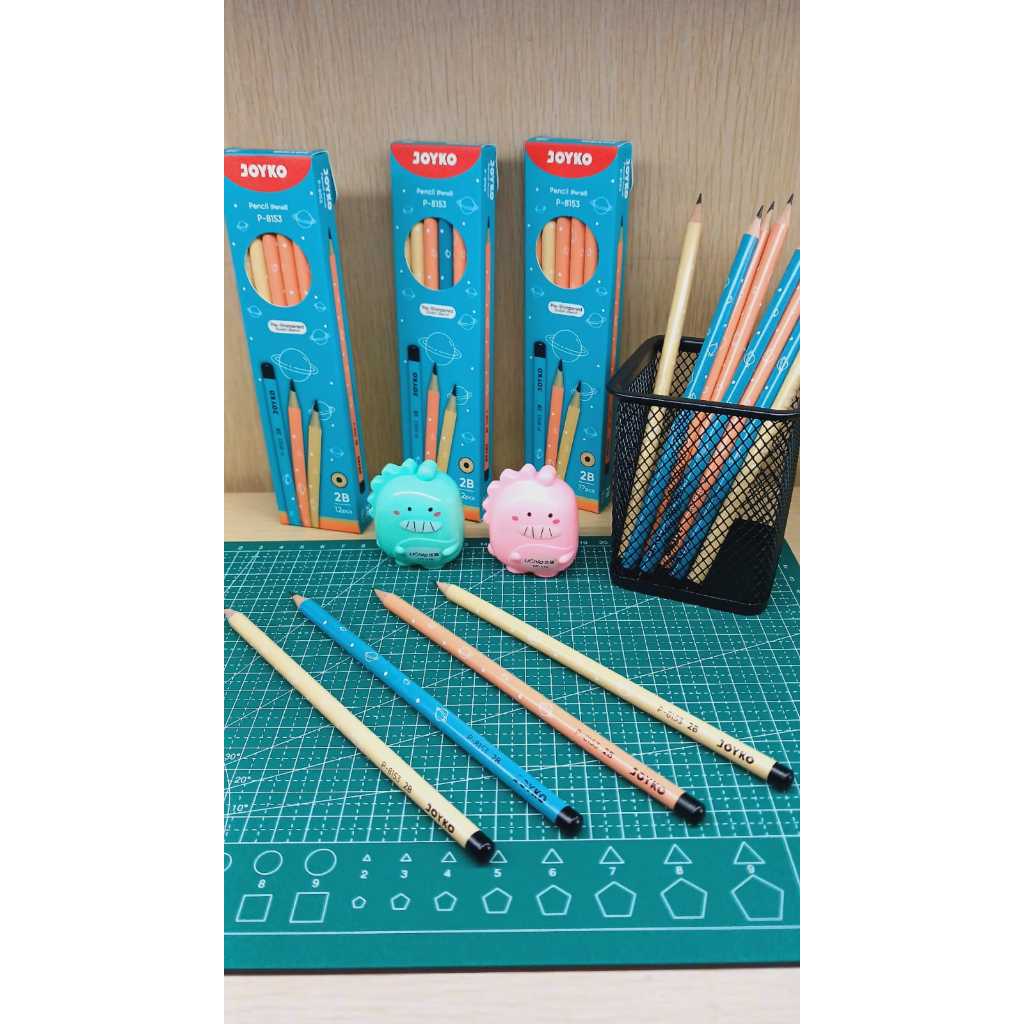 

1 PCS PENSIL SERUT KAYU JOYKO WB P-8153