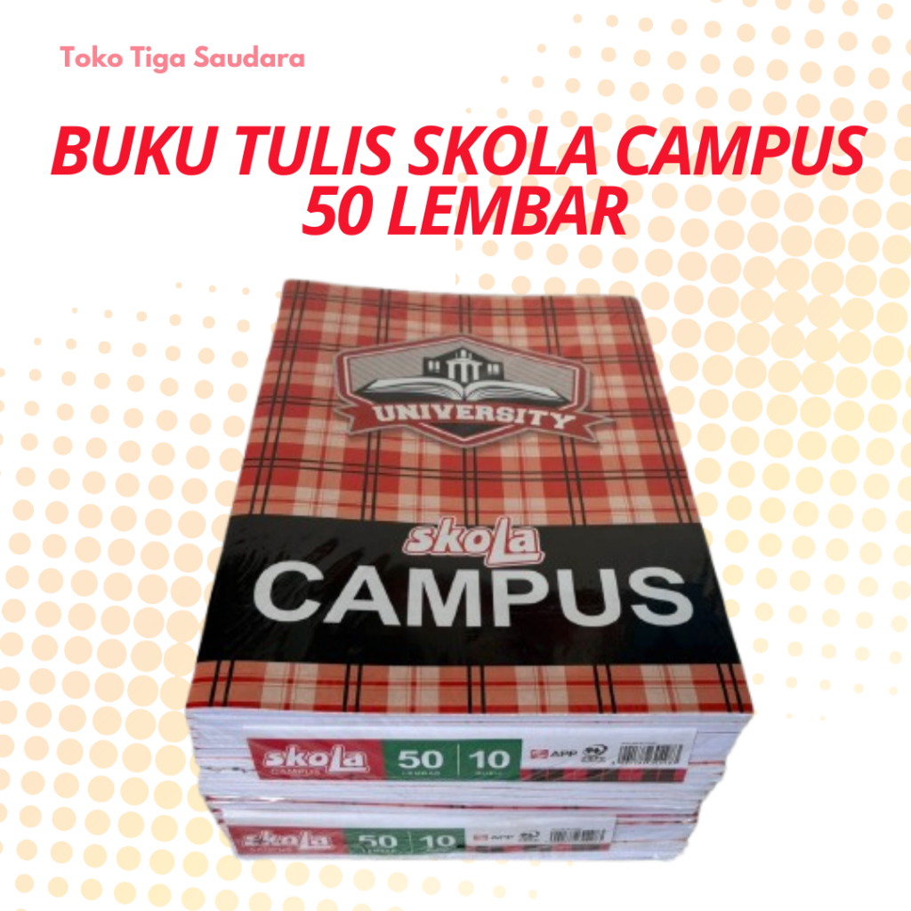 

Buku Tulis Skola Campus Bigboss 50 Lembar 1 Pack Isi 10 Buku