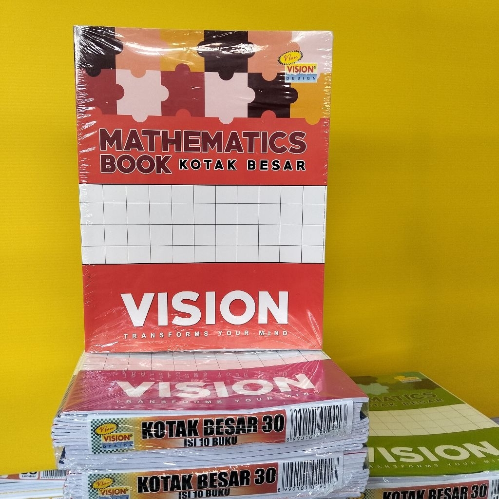 

Buku Kotak Besar isi 30 / Buku Tulis Mandarin Kotak Besar Vision 30 Lembar (1 pak)