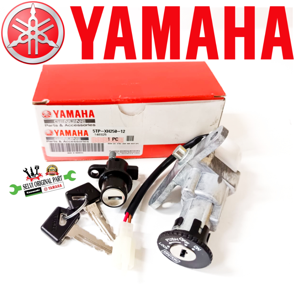 KUNCI KONTAK KEY SET 5TP JUPITER Z LAMA BURHAN 5TP-XH250-12 YAMAHA ORIGINAL