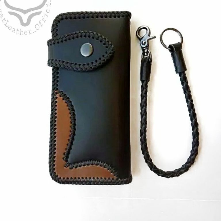 KODE B22J Dompet Pria Kulit Asli  Dompet Panjang pria  Dompet Bikers