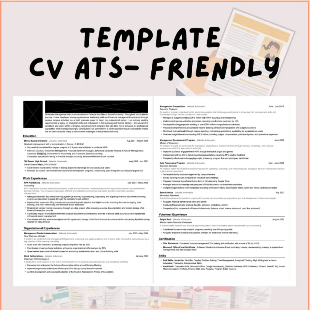CV ATS FRIENDLY