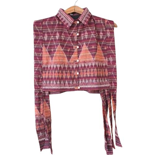 Rompi Tenun Lurik - Rompi Tenun Wanita Ikat