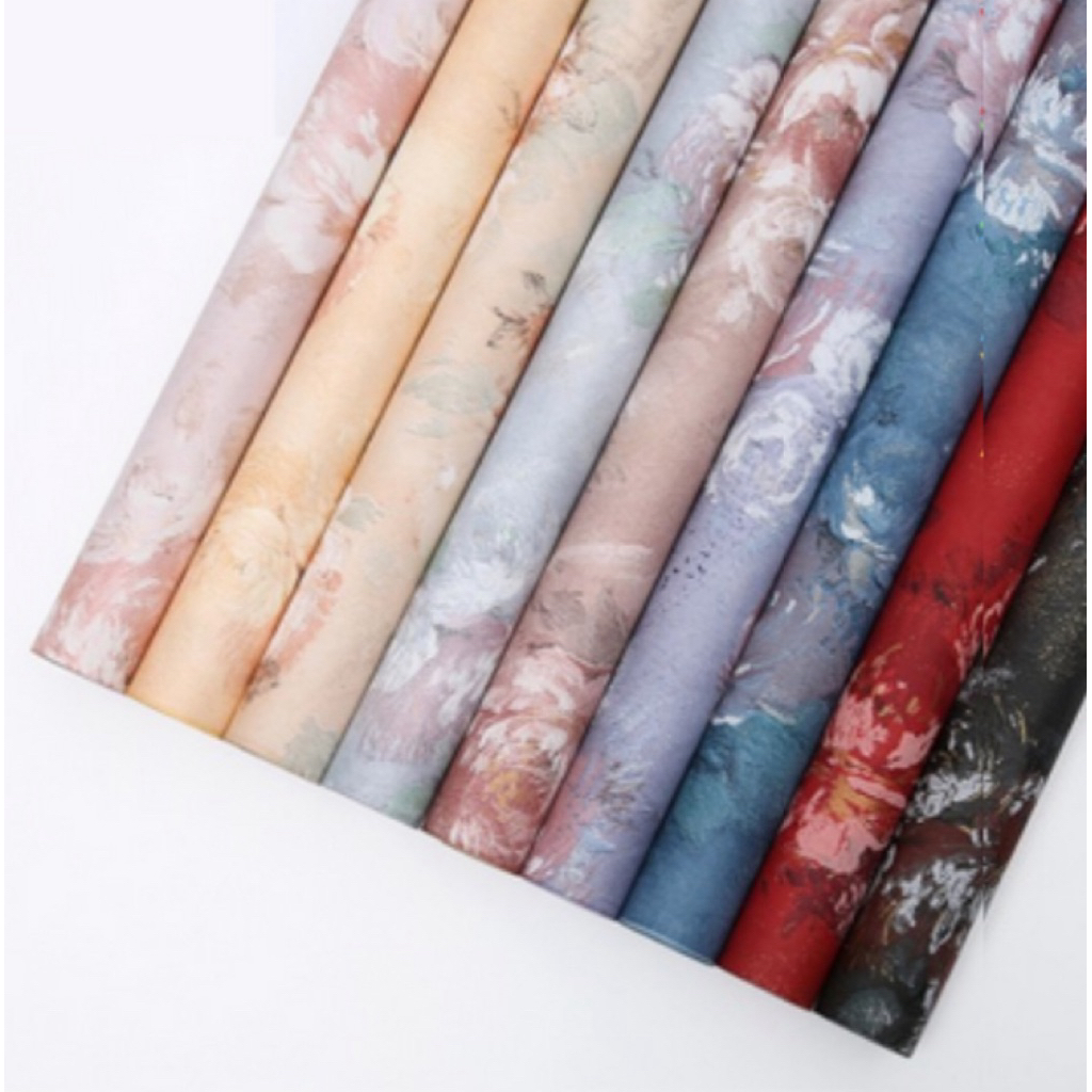 

Wrapping Floral Color Paper [Satu Pack Isi 15 Lembar]