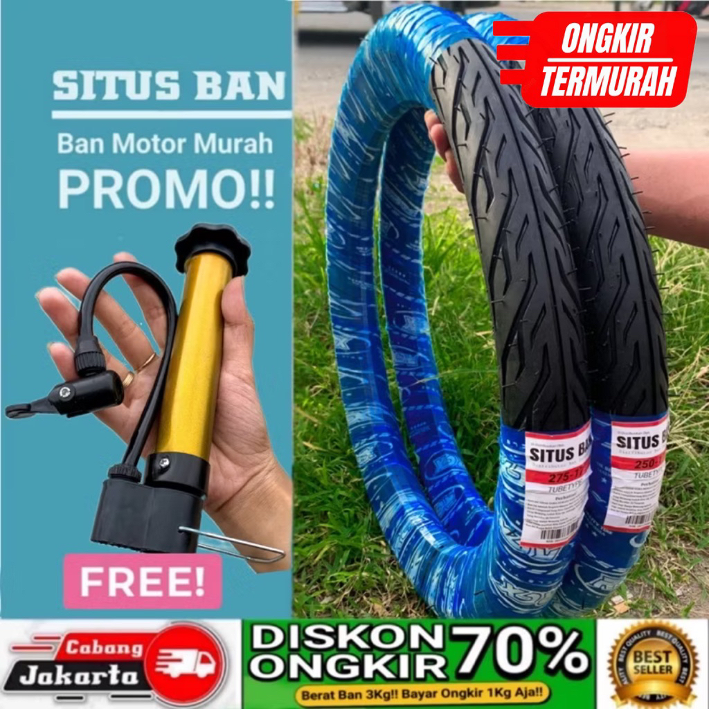 BAN MURAH  BAN RCX SUPER FULLPRESS UKURAN 225, 250 &275 RING 17 BEBEK