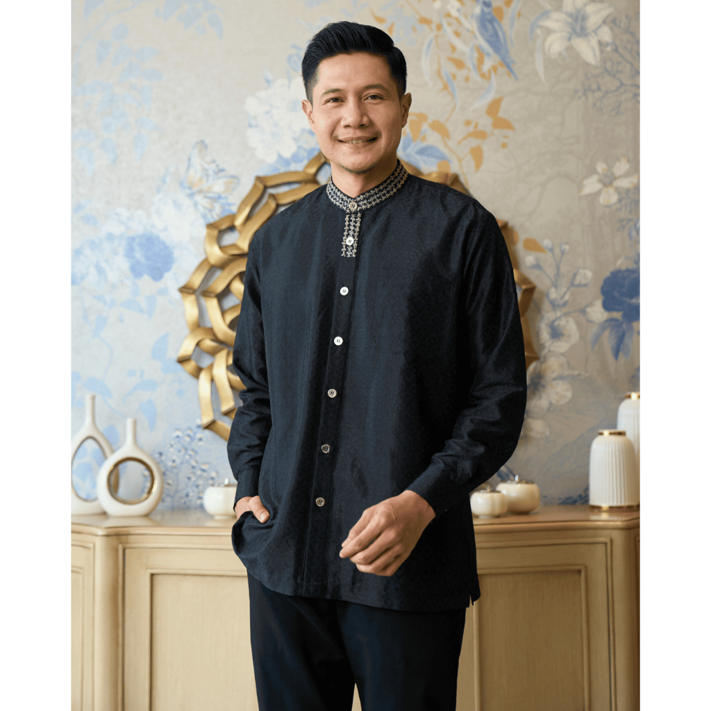 Ranti - Kevin Koko - Koko Casual Lengan Panjang - Koko Hitam