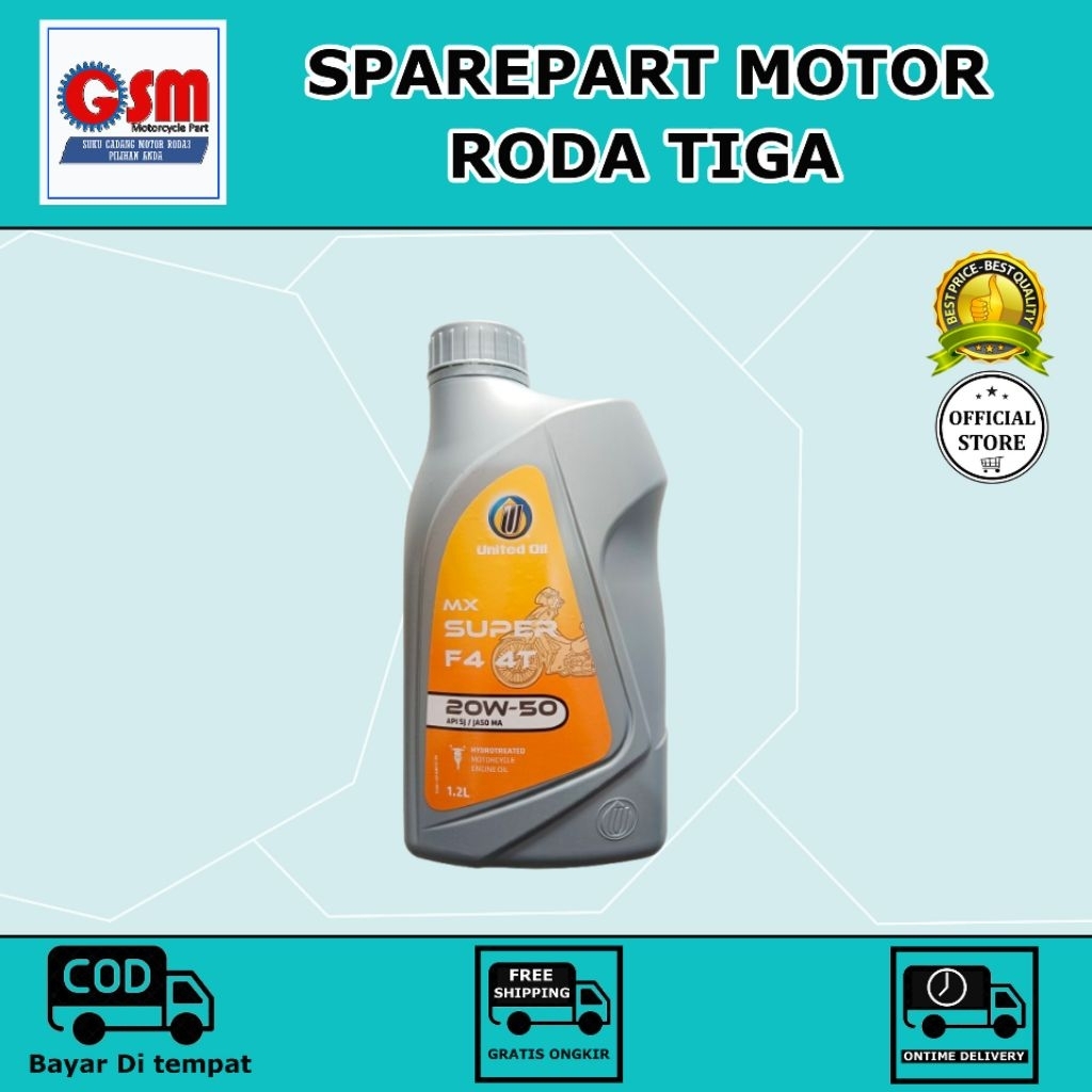 oli united MX SUPER F4 SAE 20W 50 1, 2L (Gs 70)