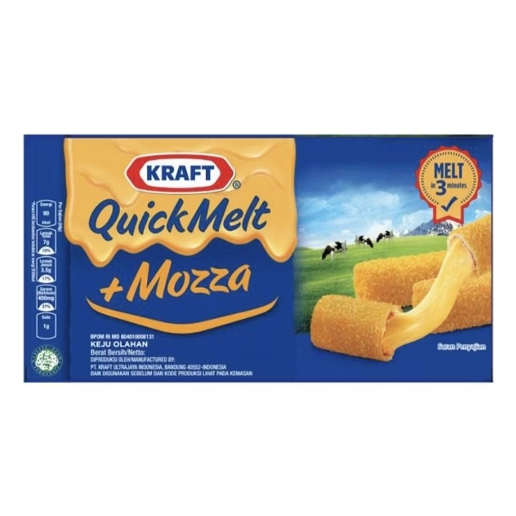 

Kraft Keju Quick Melt Mozza Box 150 g