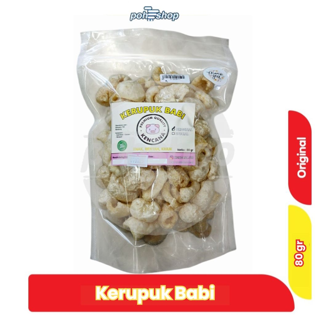 

[Kencana] Kerupuk Babi 80gr