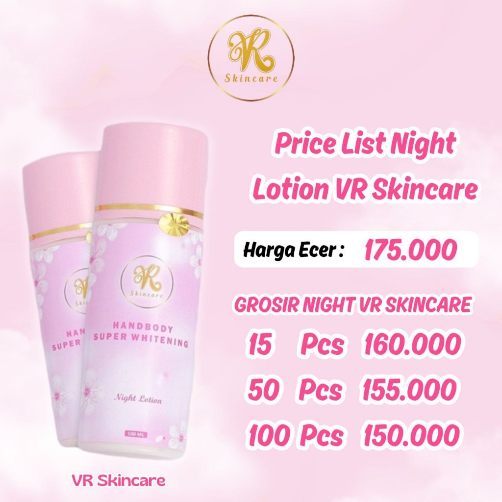 ECER NIGHT LOTION VR / VR NIGHT LOTION WHITENING