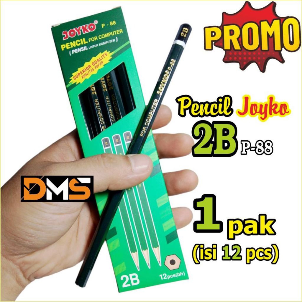 

HARGA MURAH PENSIL 2B PENSIL JOYKO P-88 2B PENCIL JOYKO 2B HARGA 12 PCS