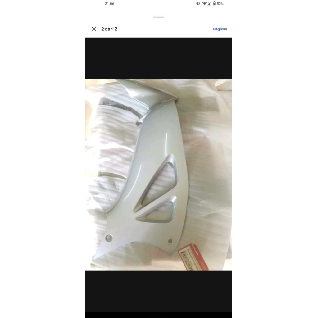 tebeng dalam honda kirana silver