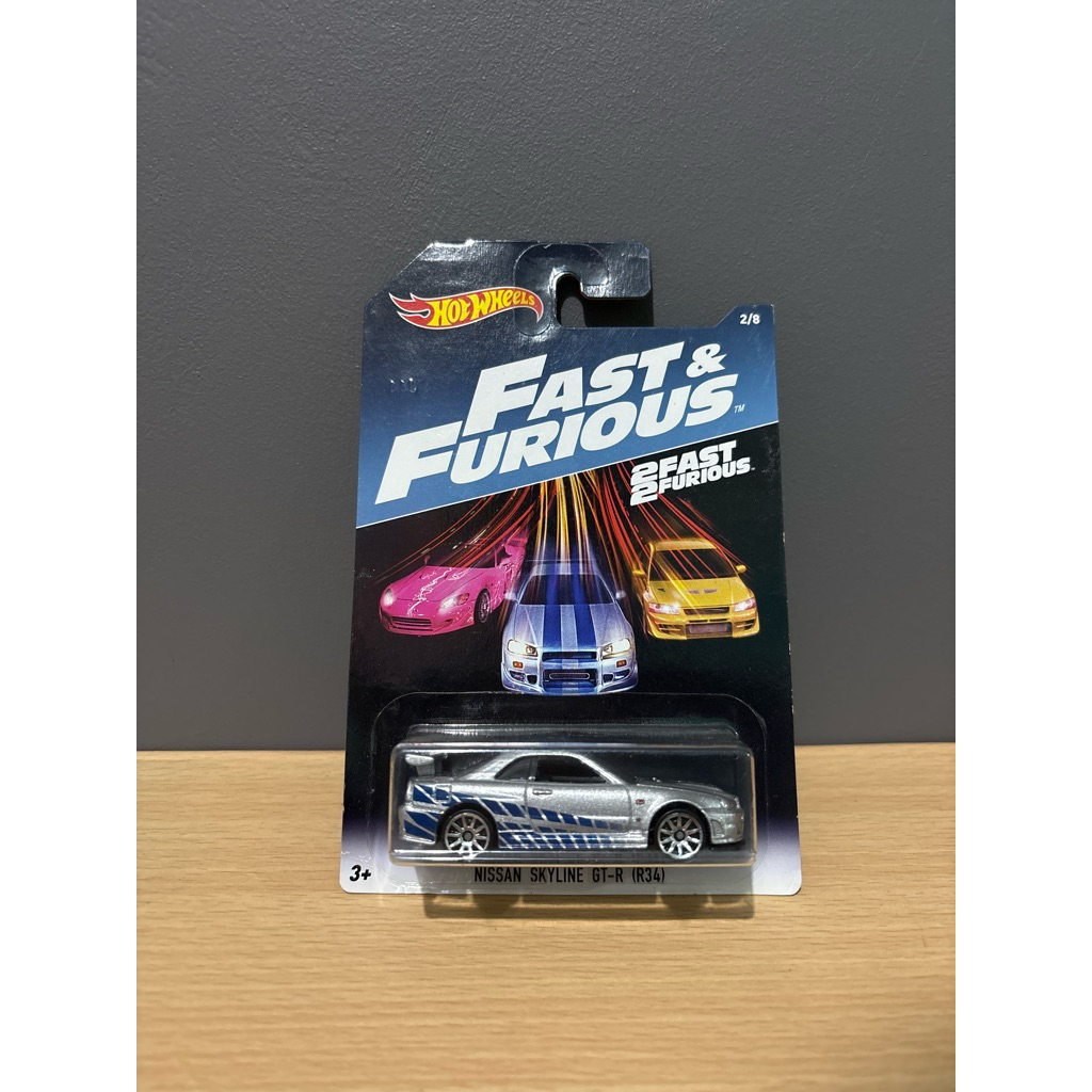 hot wheels nissan skyline r34 2fast 2 furious fast furious firs edition
