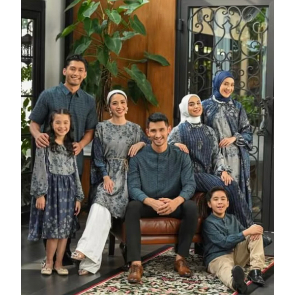 Baju Dress Lebaran Geulis Preloved Atasan Family Set