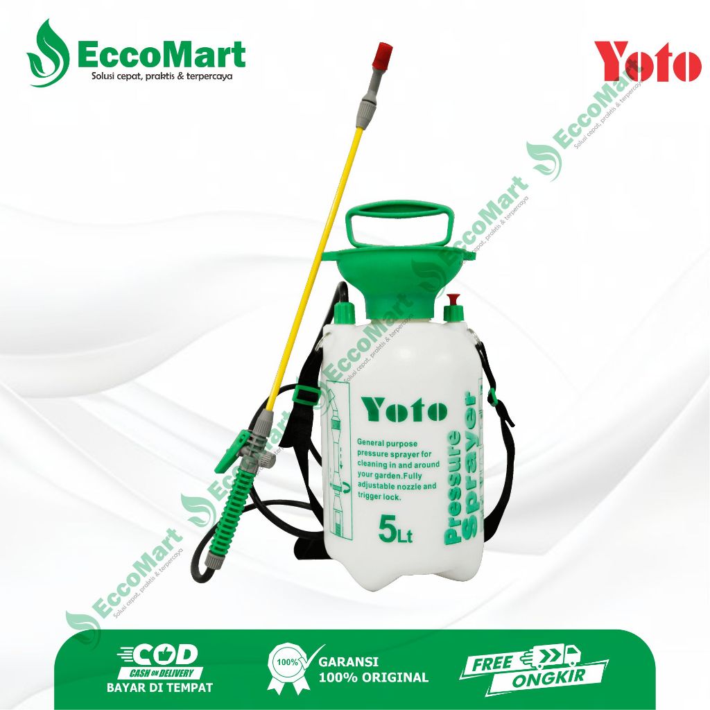 prayer Alat Semprot Bertekanan Yoto 4 Liter Semprotan Tanaman - SPRAYER YOTO 4 LITER