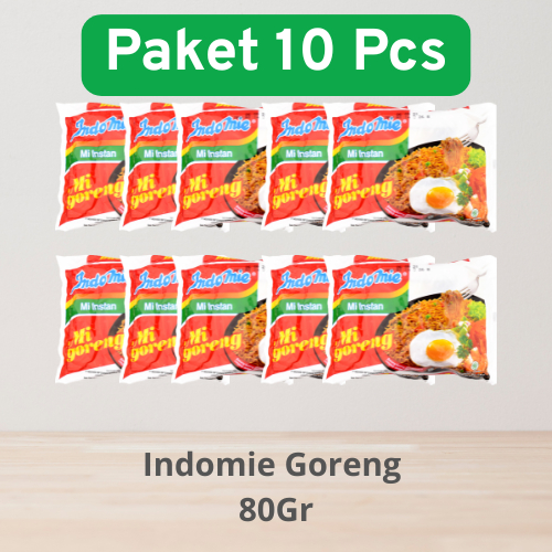 

Indomie Mi Goreng Paket 10 Pcs